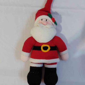 عروسک خارجی وارداتی بافتنی بابانوئل عروسک کریسمس عروسک شخصیتی