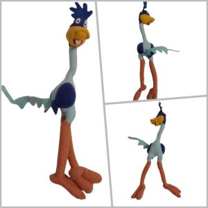 عروسک میگ میگ عروسک شخصیت کارتونی لونی تونز عروسک پرنده مخملی اردک رنگارنگ پولیشی شخصیتی انیمیشن برادران وارنر Warner Bros خارجی و وارداتی اورجینال برند آیس Ace